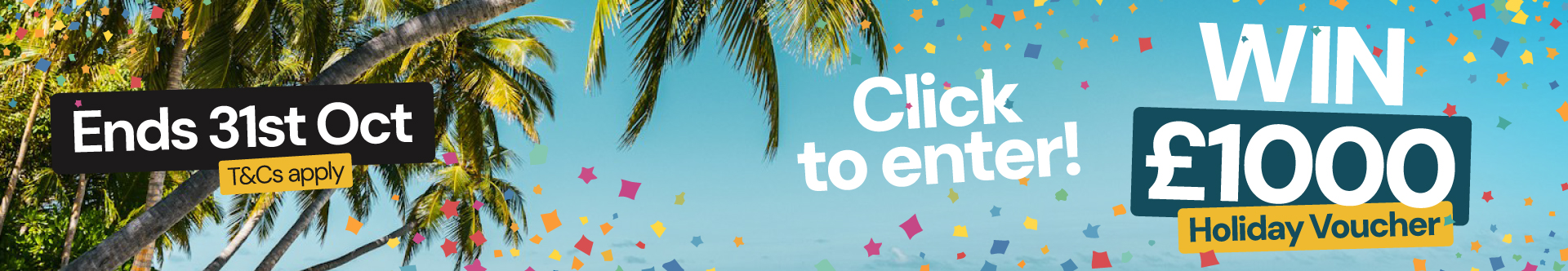 Win £1000 Holiday Voucher